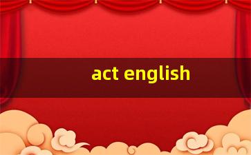 act english